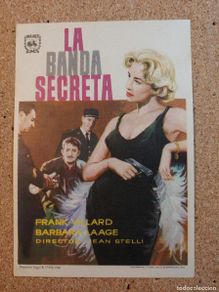 Cinema: FOLLETO DE MANO DE LA PELICULA LA BANDA SECRETA